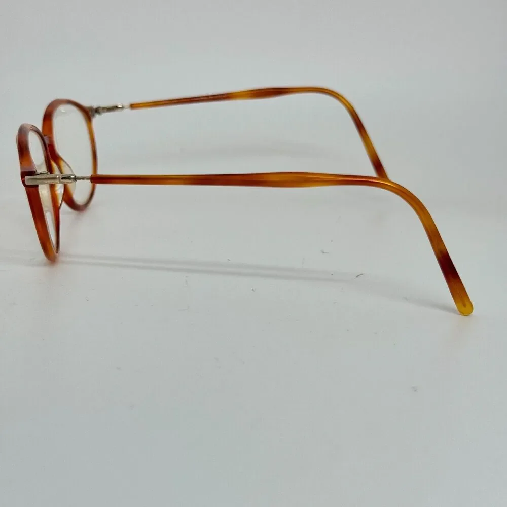Vintage Rodenstock Frame Eyeglasses Tortoise Shell Orange Tortoise‎ 50-15 H14034